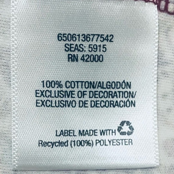 Women’s XL Blouse Basic Editions Multicolored Paisley Long Sleeves V Neck Cotton - Picture 10 of 11